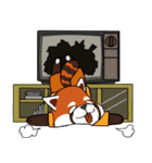 お手伝いレッサーパンダ（個別スタンプ：5）