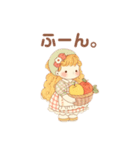 リンゴ大好きリンちゃん（個別スタンプ：9）