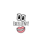 英語でぽじてぃぶ。（個別スタンプ：4）