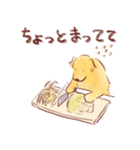 犬と猫と文鳥のほんわかなかよしスタンプ（個別スタンプ：21）