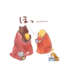 犬と猫と文鳥のほんわかなかよしスタンプ（個別スタンプ：35）