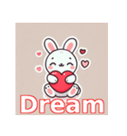 バレンタインラビット♡（個別スタンプ：7）