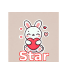 バレンタインラビット♡（個別スタンプ：32）