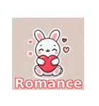 バレンタインラビット♡（個別スタンプ：39）