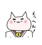 【日常使い】仲良しおもちねこ（個別スタンプ：15）