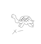 巳年記念！どうぶつたちだおTHREE（個別スタンプ：8）