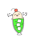 クリームソーダのスタンプです（個別スタンプ：2）