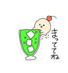 クリームソーダのスタンプです（個別スタンプ：6）
