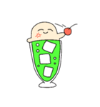 クリームソーダのスタンプです（個別スタンプ：11）