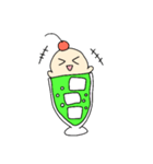 クリームソーダのスタンプです（個別スタンプ：19）
