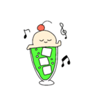 クリームソーダのスタンプです（個別スタンプ：22）