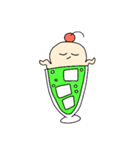 クリームソーダのスタンプです（個別スタンプ：23）