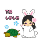 桜の一年中使える挨拶★おとぎ話編（個別スタンプ：4）