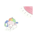 くもきゅんとメルシーのかわいいスタンプ2（個別スタンプ：14）