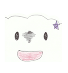 くもきゅんとメルシーのかわいいスタンプ2（個別スタンプ：24）