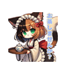 ミルクホゥルの女給さん2（個別スタンプ：10）