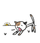 ノラネコのミケネコさん（個別スタンプ：4）