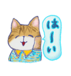 毎日使える「猫のまるちゃん」（個別スタンプ：9）
