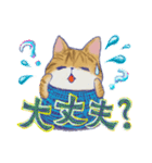 毎日使える「猫のまるちゃん」（個別スタンプ：38）