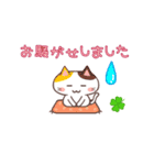 【敬語】ありがと猫・おねがい猫（個別スタンプ：13）