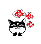 はちわれニャンコの一日（個別スタンプ：1）