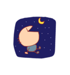 たのしい5人家族のスタンプ（個別スタンプ：4）