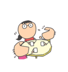 たのしい5人家族のスタンプ（個別スタンプ：7）