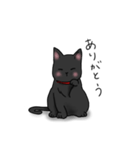 黒猫ののんびり1日（個別スタンプ：6）