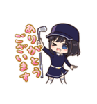 毎日使えるゴルフ女子スタンプ(ボブ娘)（個別スタンプ：2）