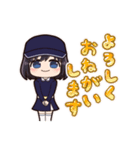 毎日使えるゴルフ女子スタンプ(ボブ娘)（個別スタンプ：4）