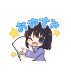 毎日使えるゴルフ女子スタンプ(ボブ娘)（個別スタンプ：8）