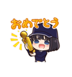毎日使えるゴルフ女子スタンプ(ボブ娘)（個別スタンプ：9）