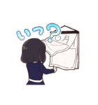 毎日使えるゴルフ女子スタンプ(ボブ娘)（個別スタンプ：19）