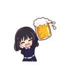 毎日使えるゴルフ女子スタンプ(ボブ娘)（個別スタンプ：23）