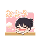 毎日使えるゴルフ女子スタンプ(ボブ娘)（個別スタンプ：24）