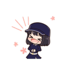 毎日使えるゴルフ女子スタンプ(ボブ娘)（個別スタンプ：30）