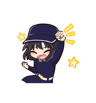 毎日使えるゴルフ女子スタンプ(ボブ娘)（個別スタンプ：34）