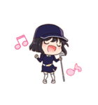 毎日使えるゴルフ女子スタンプ(ボブ娘)（個別スタンプ：35）