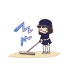 毎日使えるゴルフ女子スタンプ(ボブ娘)（個別スタンプ：38）