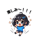 今日も推しが世界一！【青】（個別スタンプ：16）