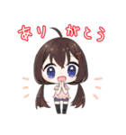 日常使いしやすいかわいい女の子たち（個別スタンプ：5）