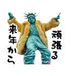 自由すぎる女神様1 ～Statue of Liberty～（個別スタンプ：38）