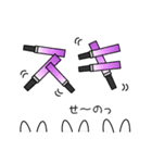 推しがいる人の日常スタンプ（紫）（個別スタンプ：20）