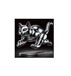 幸運を呼ぶ銀色の招き猫たち（個別スタンプ：39）