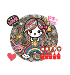 パステル恋んちゃん（個別スタンプ：1）