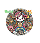 パステル恋んちゃん（個別スタンプ：4）