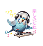 がんばる AIセキセイインコ 大集合！！（個別スタンプ：8）