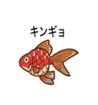 魚のスタンプ、（個別スタンプ：30）