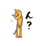 なぐりがきにゃんこ 茶トラバージョン（個別スタンプ：8）