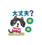 絵本みたいな[動く]サバトラネコきゃりー（個別スタンプ：17）